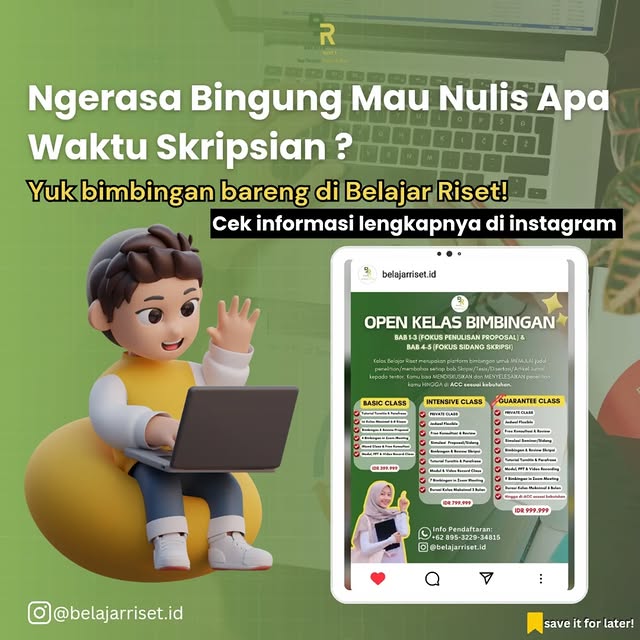 Post by belajarriset.id