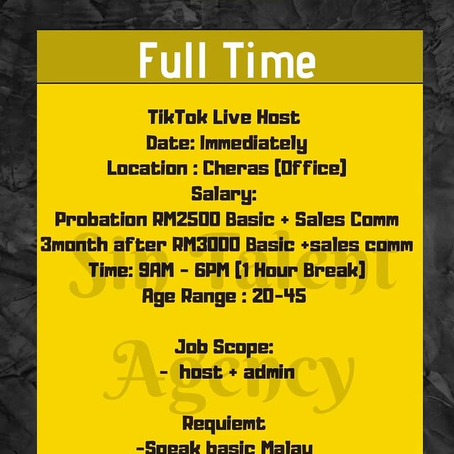 Post by sintalentagency