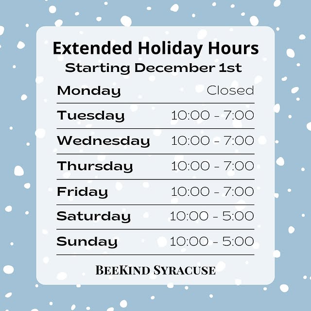 Post by beekindsyracuse