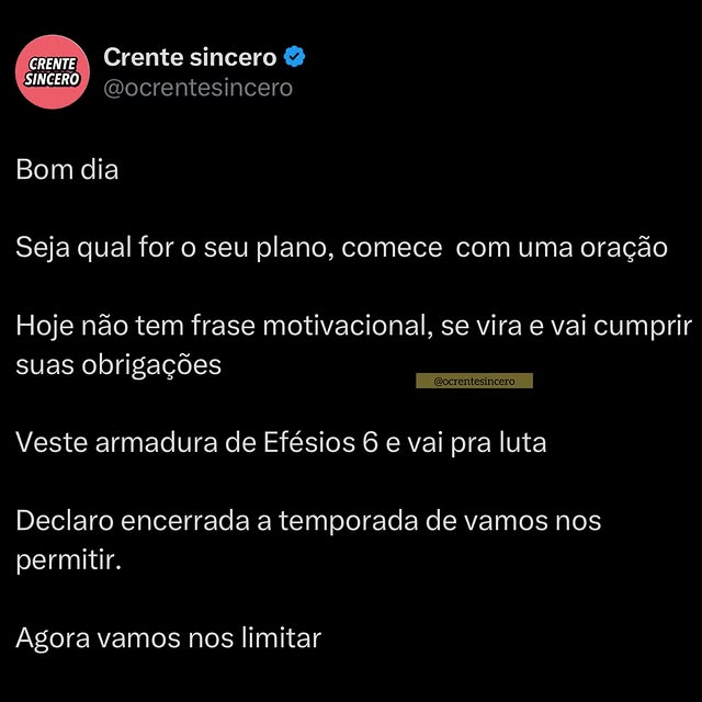 Post by ocrentesincero