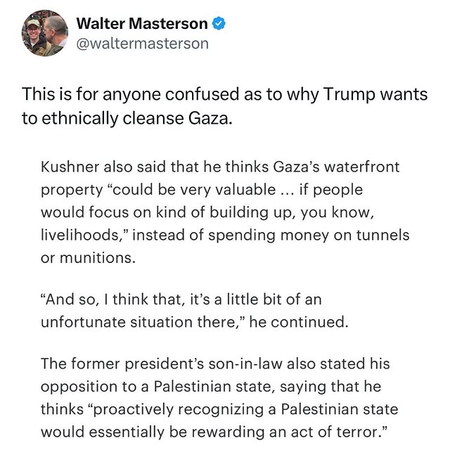 Post by waltermasterson