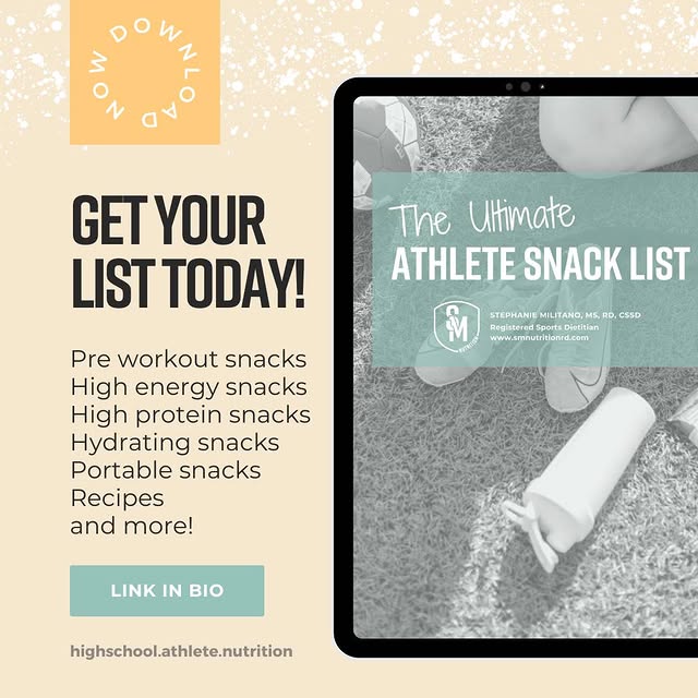 Post by highschool.athlete.nutrition