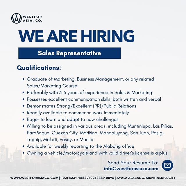 Post by westforasiacompany