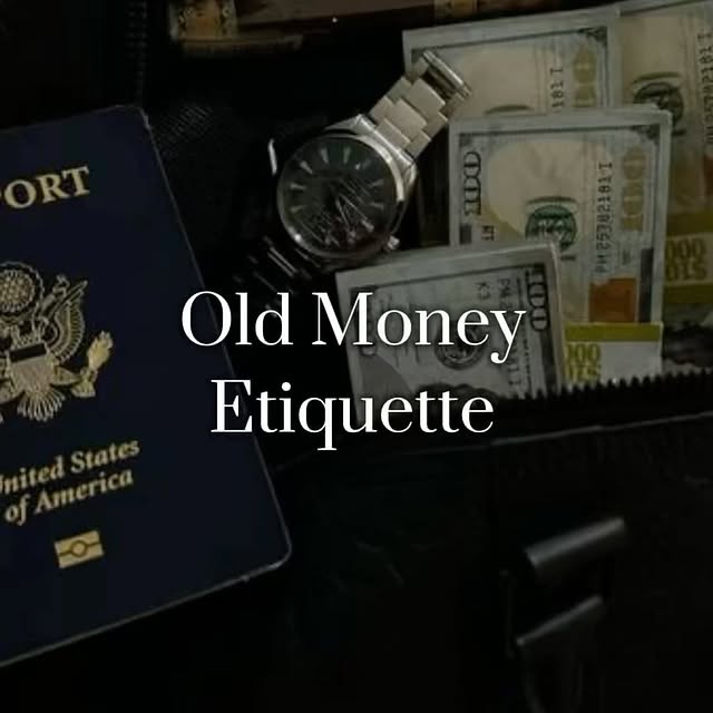 Post by oldmoneyeffect