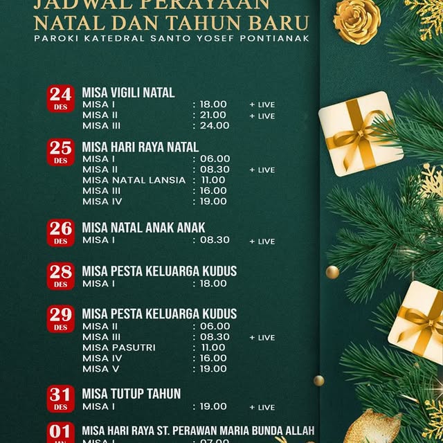 Post by parokikatedralpontianak