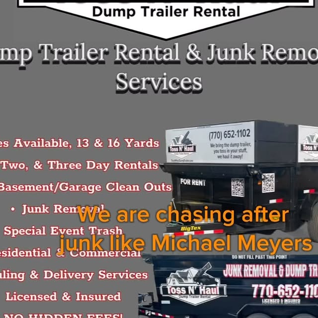 Post by tossnhauldumptrailerrental