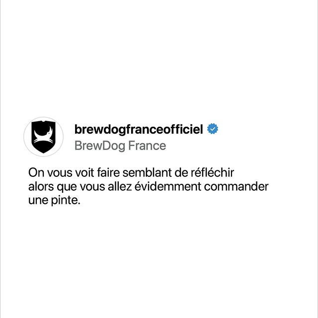 Post by brewdogfranceofficiel