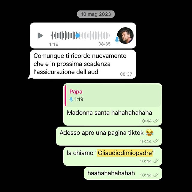 Post by gliaudiodimiopadre